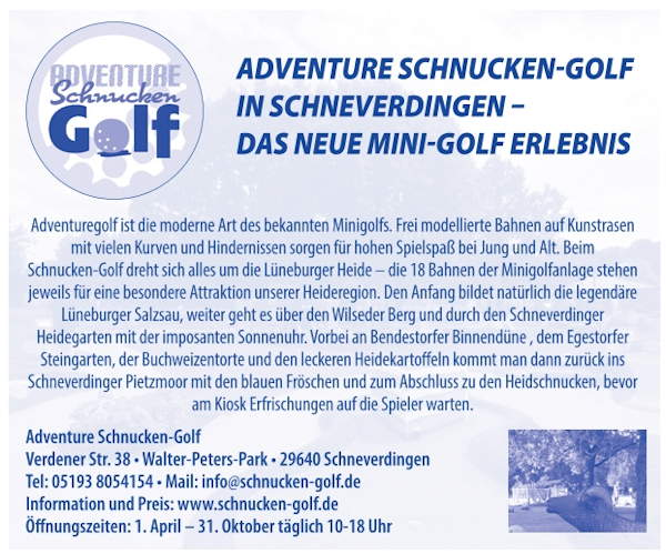 Adventure Schnuckengolf Schneverdingen